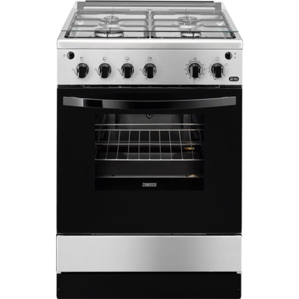 Aragaz pe Gaz Zanussi ZCG612H1XA, Rotisor, Grill, 4 arzatoare - Cod produs: 113560