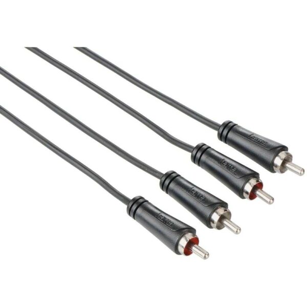 Cablu audio Hama 122272, 2 RCA plugs - 2 RCA plugs, 1.5m - Cod produs: 90101