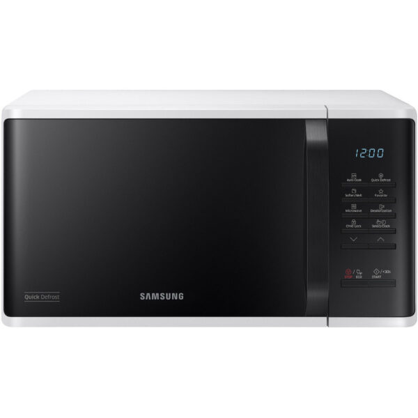 Cuptor cu microunde Samsung MS23K3513AW/OL, 800 W, 23 L, Quick Defrost, Ceramic Inside, Digital, Touch control, Alb - Cod produs: 126887