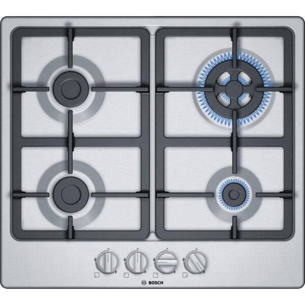 Plita incorporabila Bosch PGH6B5B90, Gaz, 4 arzatoare, WoK - Cod produs: 132329