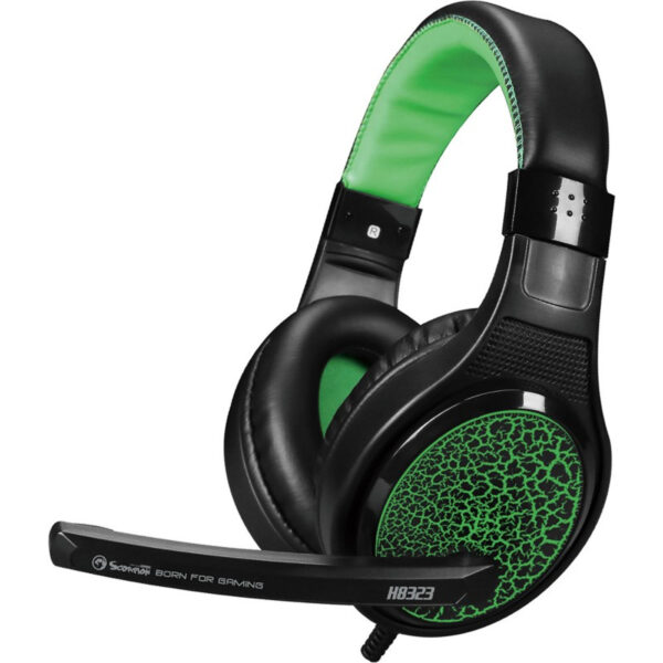 Casti gaming cu microfon Marvo H8323, Verde - Cod produs: 132975