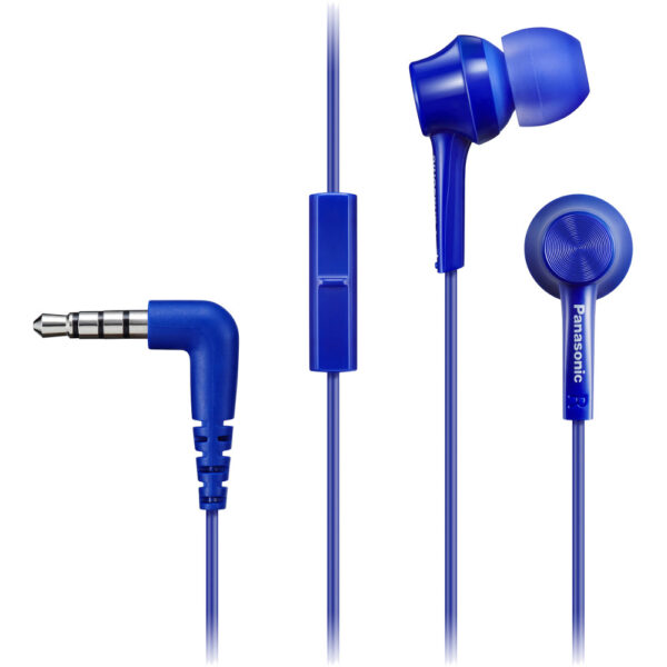 Casti audio In-Ear Panasonic RP-TCM115E-A, Microfon, Albastru - Cod produs: 133399