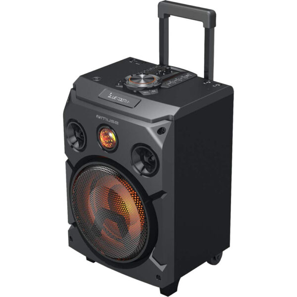 Boxa portabila Muse M-1915 DJ Trolly Party, Bluetooth, 150W, Microfon, Negru - Cod produs: 133464