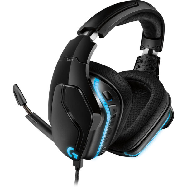 Casti gaming cu microfon Logitech G635 RGB, 7.1 Surround - Cod produs: 134331