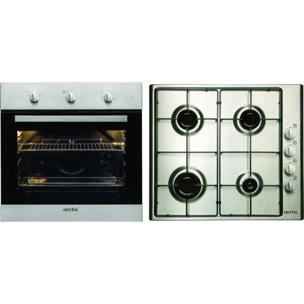 Pachet: Cuptor Incorporabil Arctic AROSC22130XD 71 l, Clasa A + Plita incorporabila Arctic. 4 arzatoare - Cod produs: 135566