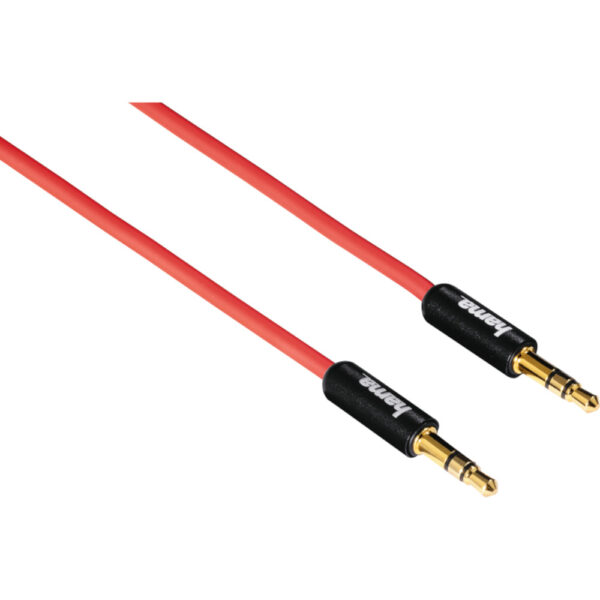 Cablu audio Hama Supersoft, 2 x Jack 3.5 mm, 1 m - Cod produs: 135796