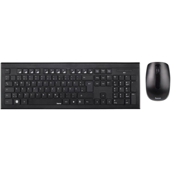 Kit tastatura si mouse Hama Cortino R9182664, Wireless, Negru - Cod produs: 135813