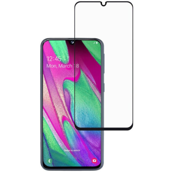 Folie sticla securizata Tellur Full Glue pentru Galaxy A40, Negru - Cod produs: 136337