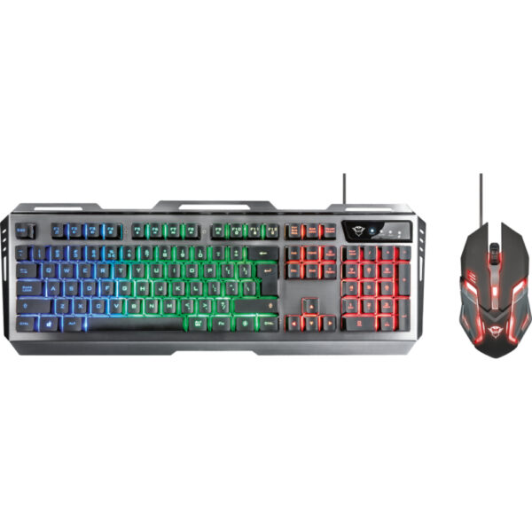 Kit tastatura si mouse gaming Trust GXT 845 Tural, Negru - Cod produs: 137714