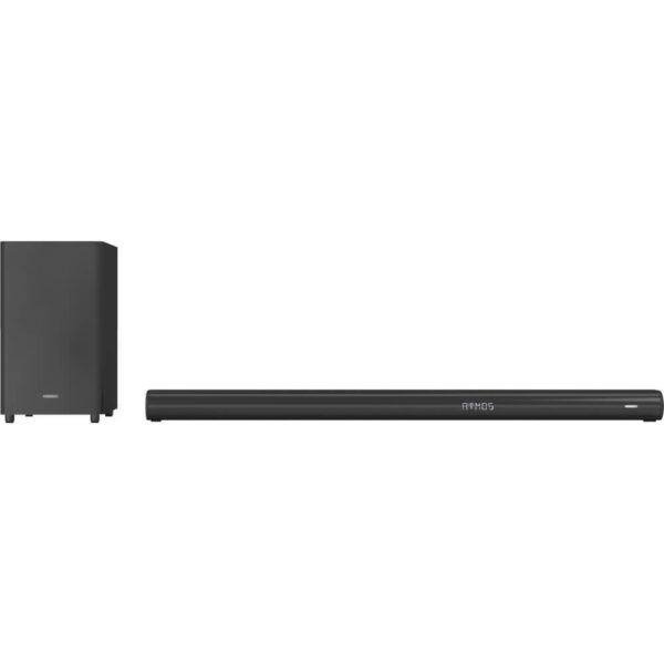 Soundbar Horizon Acustico HAV-H8700, 5.1.2ch, Dolby Atmos, 380W, Subwoofer Wireless, Negru - Cod produs: 137794