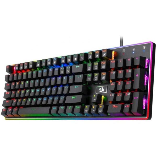 Tastatura gaming mecanica Redragon Ratri, Switch-uri negre, RGB, Negru - Cod produs: 139617