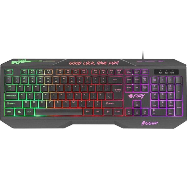 Tastatura gaming Fury Hellfire 2, iluminata - Cod produs: 141179