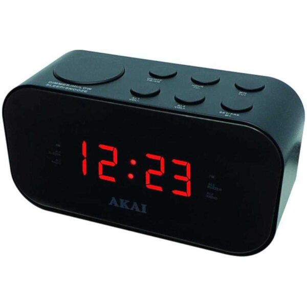 Radio cu ceas Akai ACR-3088, AM/FM, Negru - Cod produs: 141333