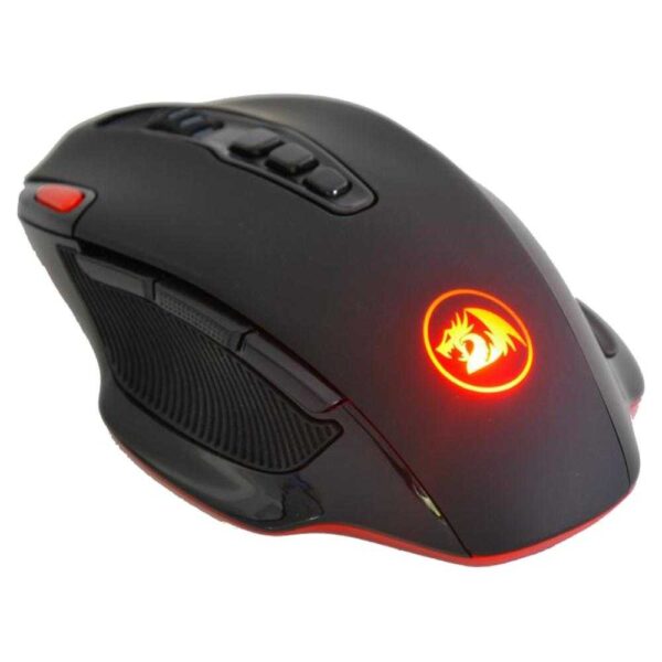 Mouse gaming wireless Redragon Shark 2, 5000 dpi, Iluminare LED, Negru - Cod produs: 142665