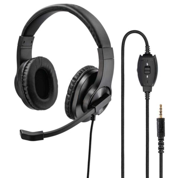 Casti PC On-Ear Hama HS-P350, Negru - Cod produs: 142675