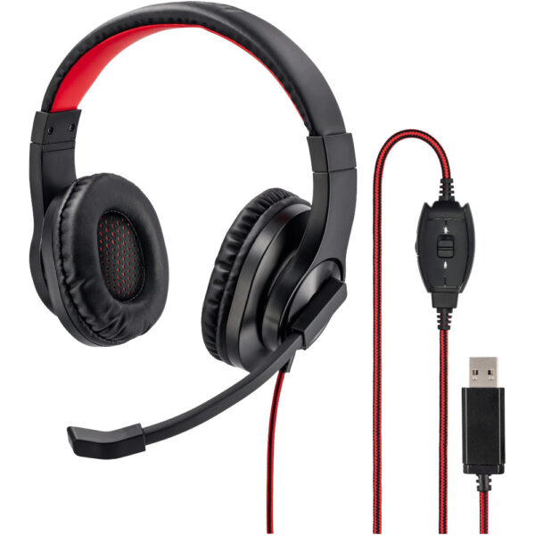 Casti PC On-Ear Hama HS-USB400, Negru - Cod produs: 142676