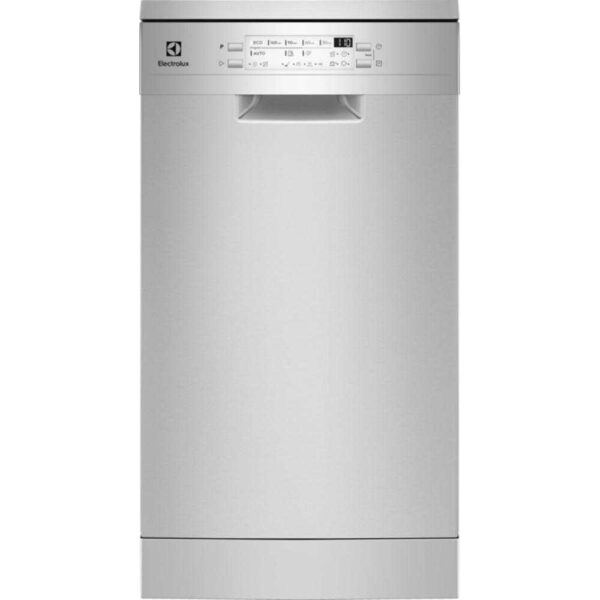 Masina de spalat vase slim Electrolux ESM43200SX, 10 seturi, 8 programe, Clasa E - Cod produs: 143737