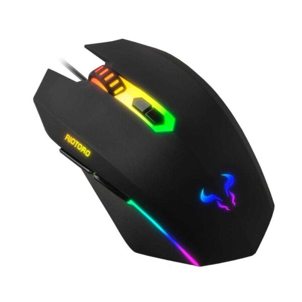 Mouse gaming Riotoro Uruz Z5 Classic, 4000 DPI, RGB, Negru - Cod produs: 144258