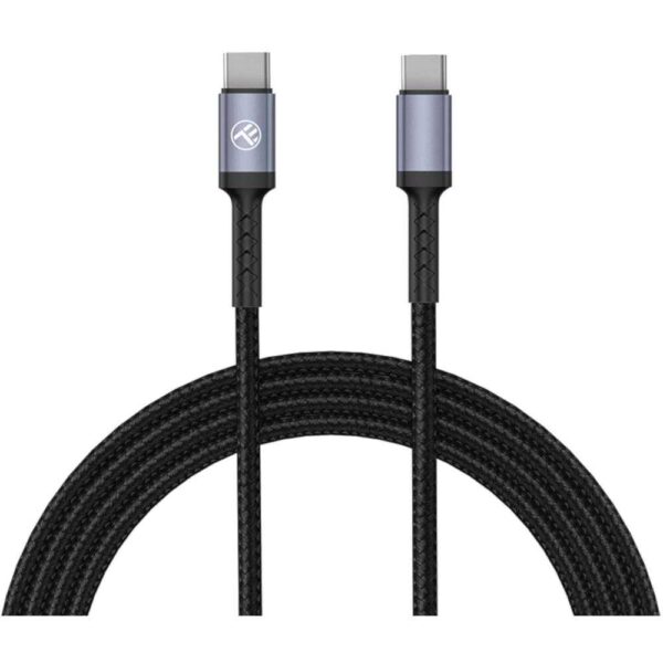Cablu de date Tellur TLL155374, Type C, 1m, Negru - Cod produs: 144302