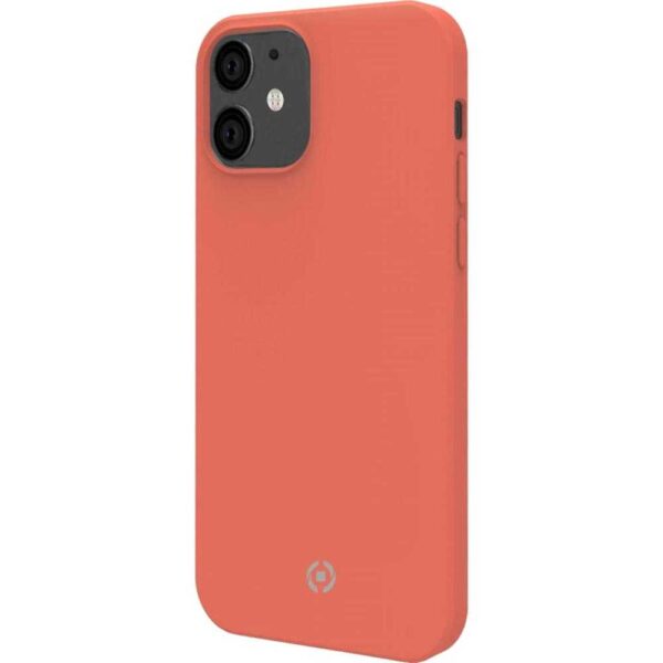 Husa de protectie Celly Cromo pentru iPhone 12 Mini, Portocaliu - Cod produs: 144451