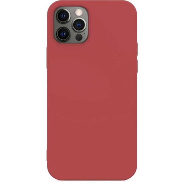 Husa de protectie Lemontti Silicon Soft Slim, Compatibil cu iPhone 12/12 Pro, Santa Red - Cod produs: 144589
