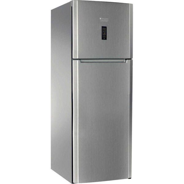 Frigider cu doua usi Hotpoint ENXTY 19222 X FW 1, 457 l, NoFrost, Control electronic, SuperFreeze, Clasa F (clasificare energetica veche Clasa A+), H 190.5 cm, Argintiu - Cod produs: 144616