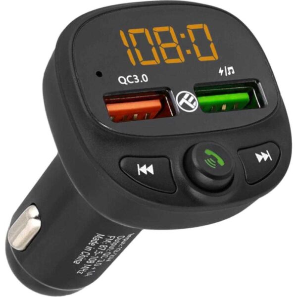 Modulator FM Tellur FMT-B7, Bluetooth, Quick Charge 3.0, Negru - Cod produs: 144978