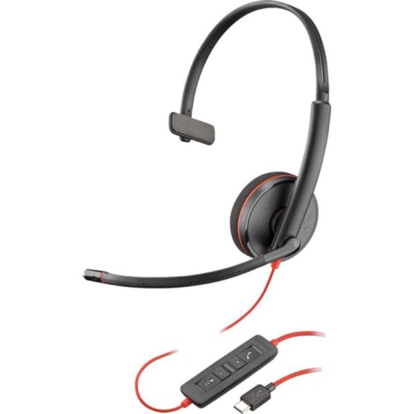 Casti Call Center Plantronics Blackwire 3210 Type-C, Negru - Cod produs: 145309