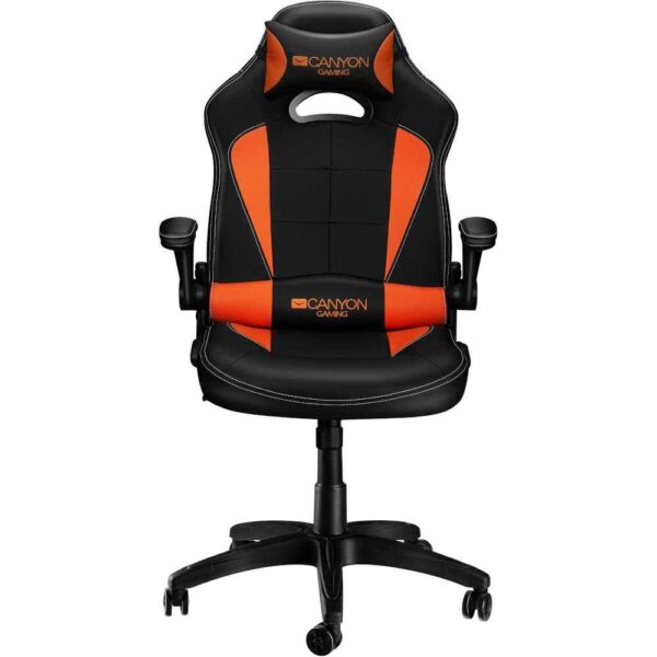 Scaun gaming Canyon Vigil, Negru/Portocaliu - Cod produs: 145941