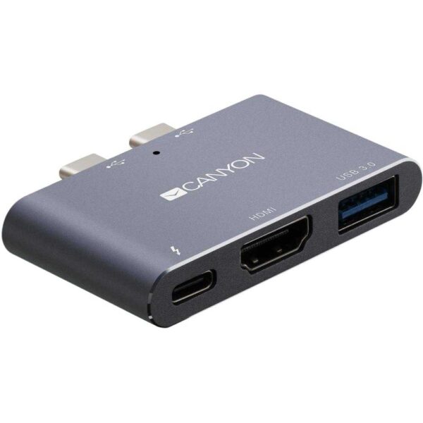 Docking Station Canyon DS-1, Thunderbolt 3, Argintiu - Cod produs: 145983