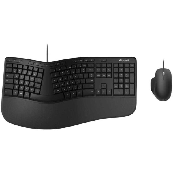 Kit Tastatura + Mouse Microsoft Desktop Ergonomic, Negru - Cod produs: 146055