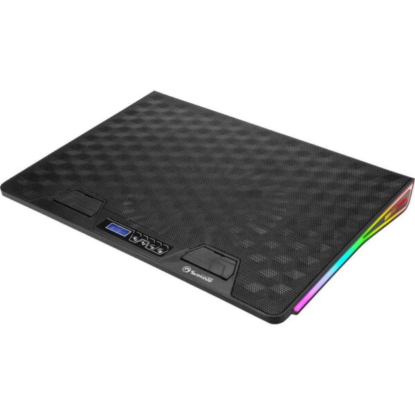 Cooler notebook Marvo FN-39, 17?, iluminare RGB, Negru - Cod produs: 146085