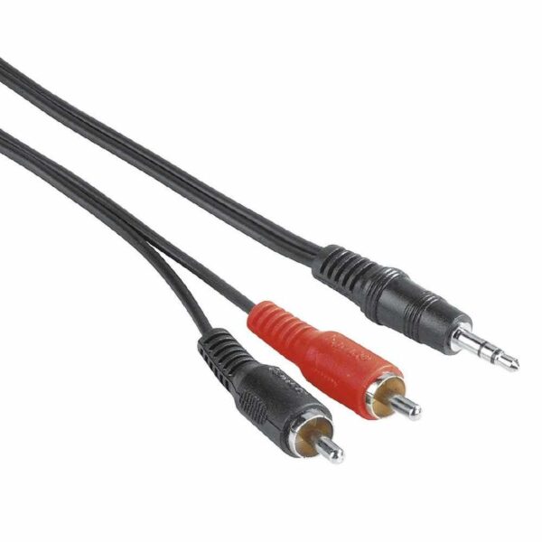 Cablu audio Hama 205106, 3.5 mm Jack - 2 RCA, 2 m - Cod produs: 147324