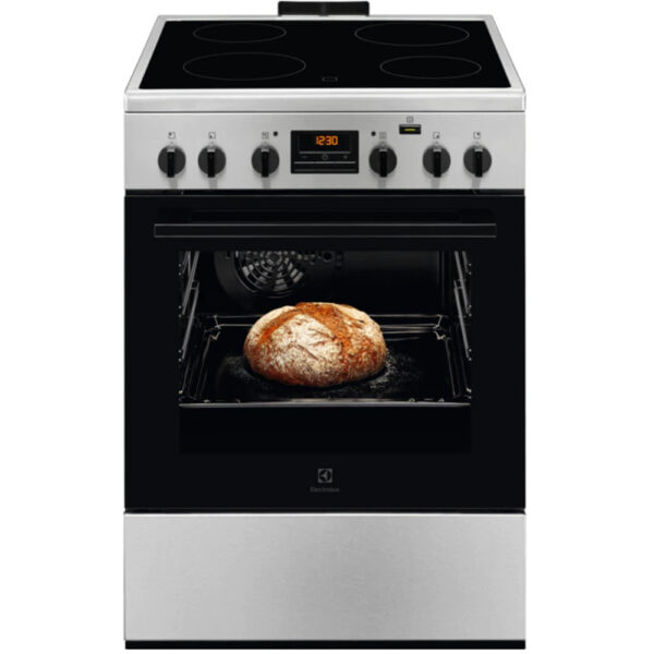 Aragaz electric Electrolux LKR664100X, Plita vitroceramica, Grill, 4 zone de gatit - Cod produs: 147553