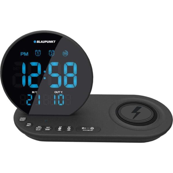 Radio cu ceas Blaupunkt CR85BK CHARGE, Wireless Charging - Cod produs: 147718