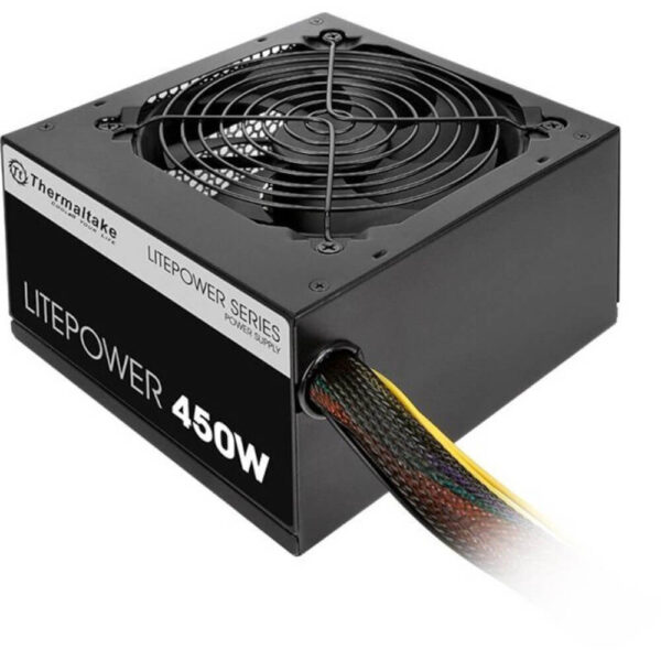 Sursa Thermaltake Litepower, 450 W, PFC Activ, Single Rail, Ventilator 120 mm, Eficienta 85% - Cod produs: 148671