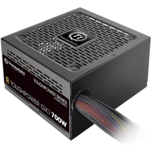 Sursa Thermaltake Toughpower GX1, 700 W, 80 + GOLD, PFC Activ, Single rail, Ventilator 120mm, Eficienta 90% - Cod produs: 148687