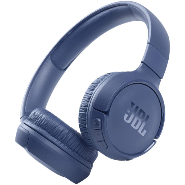 Casti audio On-Ear JBL Tune 510, Bluetooth, Asistent vocal, Multi-point, Pure Bass, Autonomie 40 ore, Albastru - Cod produs: 149176