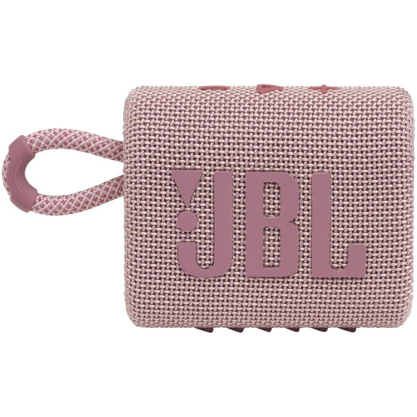 Boxa portabila JBL GO 3 Waterproof, Bluetooth, IPX67, Autonomie pana la 5 ore, Roz - Cod produs: 149184