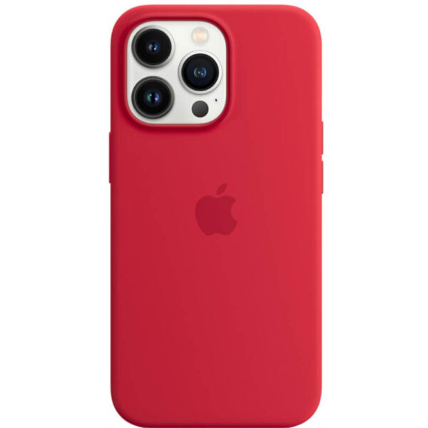 Husa de protectie Apple Silicone Case with MagSafe pentru iPhone 13 Pro, Rosu - Cod produs: 149311