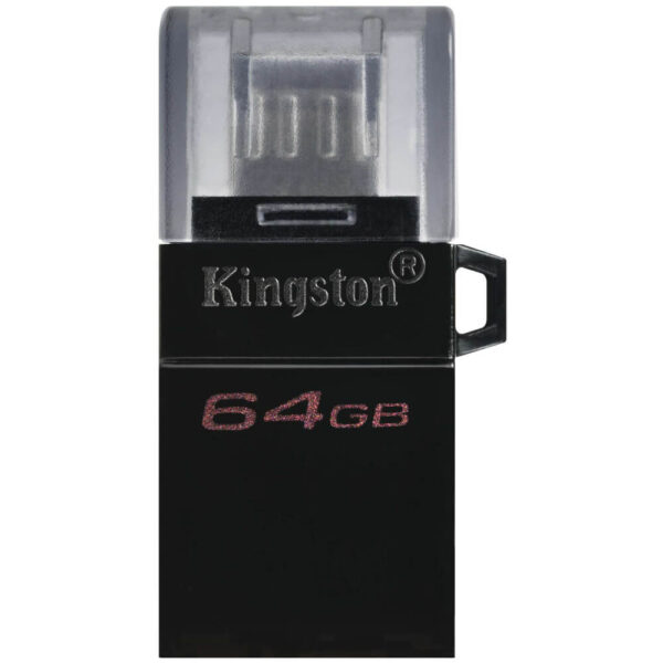 Memorie USB Kingston DataTraveler DTDUO3G2/64GB, USB 3.2 Type-A/Micro, Negru - Cod produs: 149596