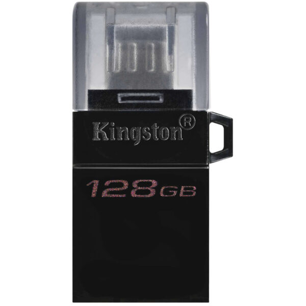 Memorie USB Kingston DataTraveler DTDUO3G2/128GB, USB 3.2 Type-A/Micro, Negru - Cod produs: 149597