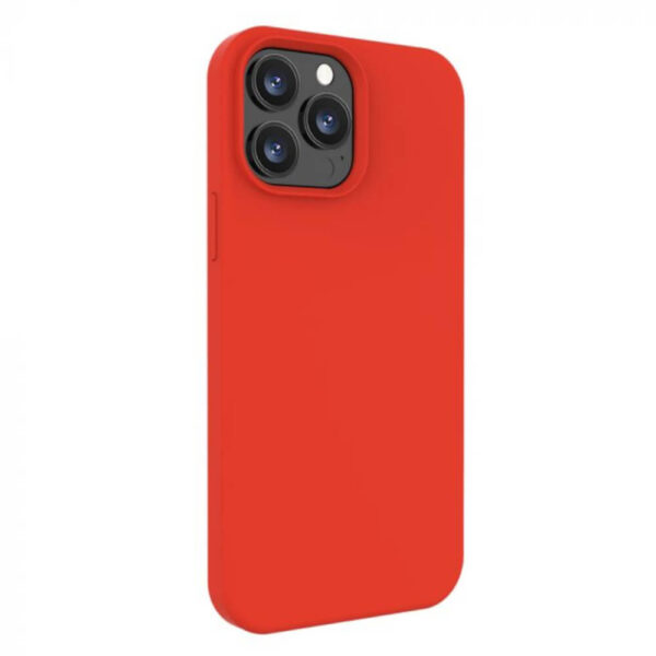 Husa de protectie Lemontti LHLSI13PMRD, Liquid Silicon pentru iPhone 13 Pro Max, Rosu - Cod produs: 149981