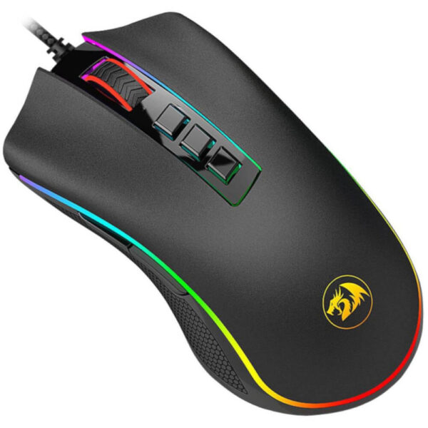 Mouse gaming Redragon Cobra V2, 12400 DPI, 8 butoane, Iluminare RGB, Negru - Cod produs: 150243