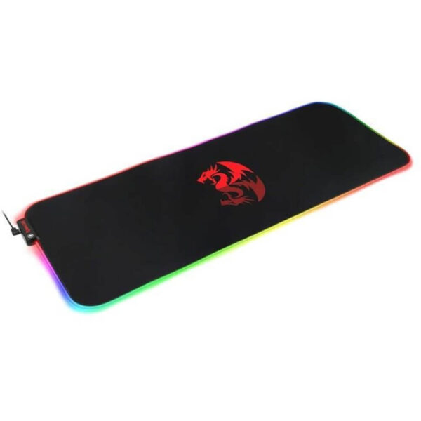 Mousepad gaming Redragon Neptune X, Baza cauciucata, Iluminare RGB, Negru - Cod produs: 150254