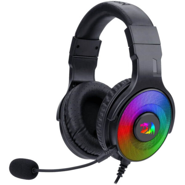 Casti gaming Redragon Pandora 2, Microfon pe fir, 7.1 surround, Iluminare RGB, USB, Negru - Cod produs: 150255