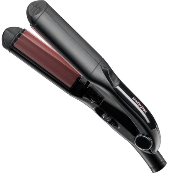 Placa pentru creponat parul BaByliss 2165CE, 210 grade C, Invelis Ceramic, 10 trepte de temperatura, Negru - Cod produs: 150427