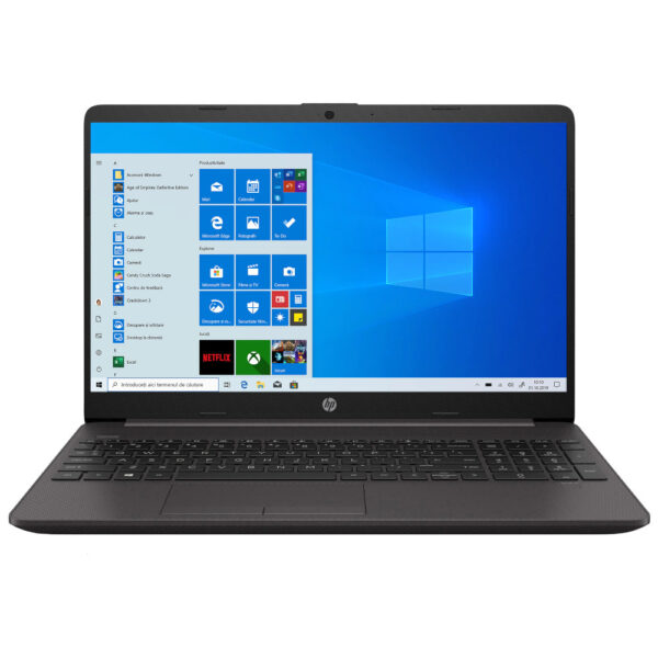 Laptop HP 255 G8, AMD Ryzen 3 3250U, 15.6inch, Full HD, 8GB, 256GB SSD, AMD Radeon Graphics, Windows 10 Pro, Argintiu - Cod produs: 150410