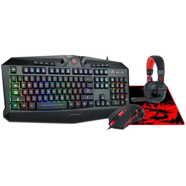 Kit tastatura si mouse gaming Redragon S101-BA 4 in 1 - Cod produs: 134707