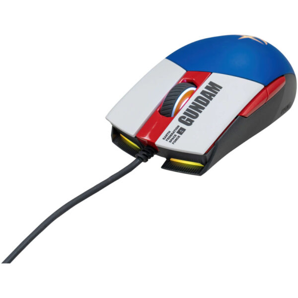 Mouse gaming Asus ROG Strix Impact II GUNDAM EDITION, 6200 DPI, Iluminare Aura Sync, Multicolor - Cod produs: 148517